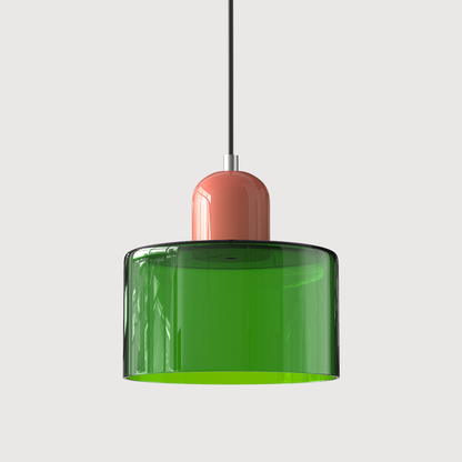 Lampada a sospensione Bauhaus con vetro a sfera | Design senza tempo | Vetro e metallo | Portalampada E27