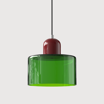 Lampada a sospensione Bauhaus con vetro a sfera | Design senza tempo | Vetro e metallo | Portalampada E27