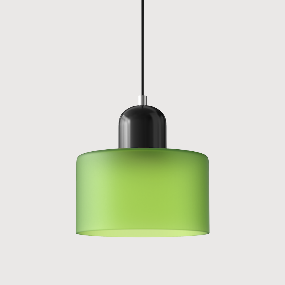 Lampada a sospensione Bauhaus con vetro a sfera | Design senza tempo | Vetro e metallo | Portalampada E27