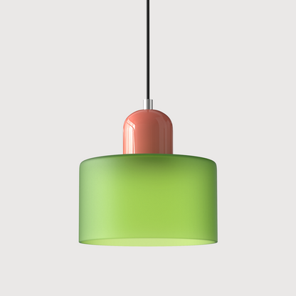 Lampada a sospensione Bauhaus con vetro a sfera | Design senza tempo | Vetro e metallo | Portalampada E27