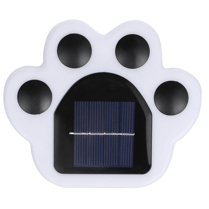 Solvi Paw | Luci da giardino LED solari a forma di zampa con picchetto per terra