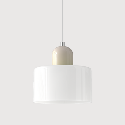 Lampada a sospensione Bauhaus con vetro a sfera | Design senza tempo | Vetro e metallo | Portalampada E27