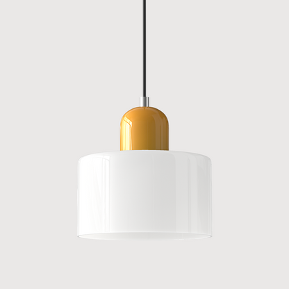 Lampada a sospensione Bauhaus con vetro a sfera | Design senza tempo | Vetro e metallo | Portalampada E27