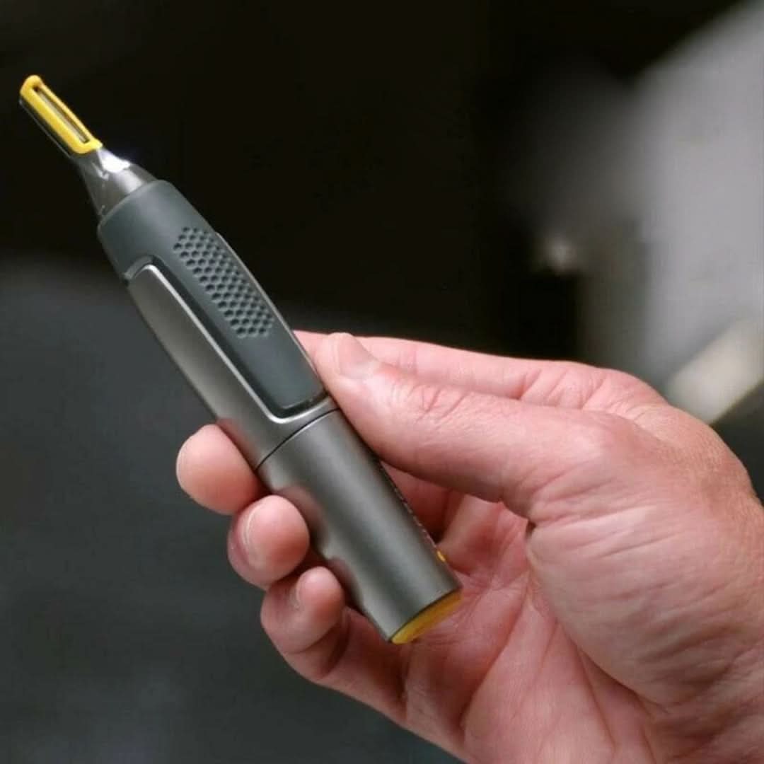 Trimova | Regolabarba da uomo senza fili con luce LED per naso e orecchie