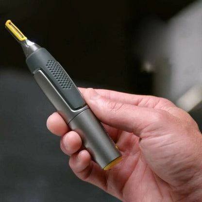 Trimova | Regolabarba da uomo senza fili con luce LED per naso e orecchie