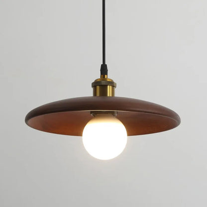 Dopwii – Lampada da soffitto moderna in legno con luce LED calda