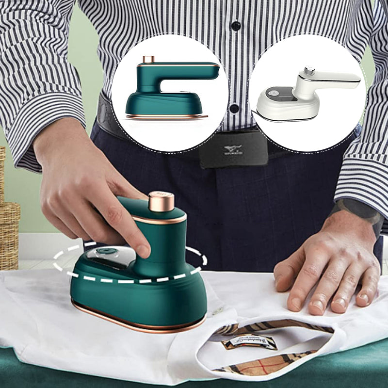 Dampira | Ferro da stiro a vapore portatile 2-in-1 con serbatoio da 50 ml e punta triangolare