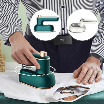 Dampira | Ferro da stiro a vapore portatile 2-in-1 con serbatoio da 50 ml e punta triangolare