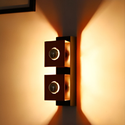 Callo | Lampada da parete vintage Bauhaus in pietra naturale con LED
