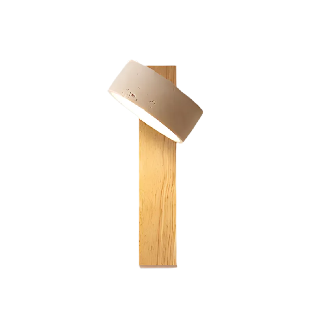 Fotis Sabi | Lampada da parete in travertino in stile Wabi-Sabi per interni