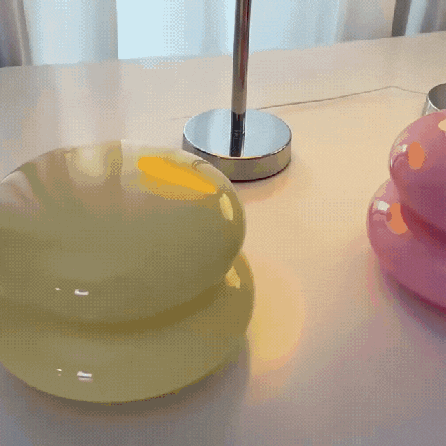 LioraGlass | Elegante LED-Tischlampe aus Glas für stimmungsvolle Beleuchtung