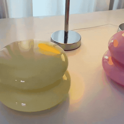 LioraGlass | Elegante LED-Tischlampe aus Glas für stimmungsvolle Beleuchtung