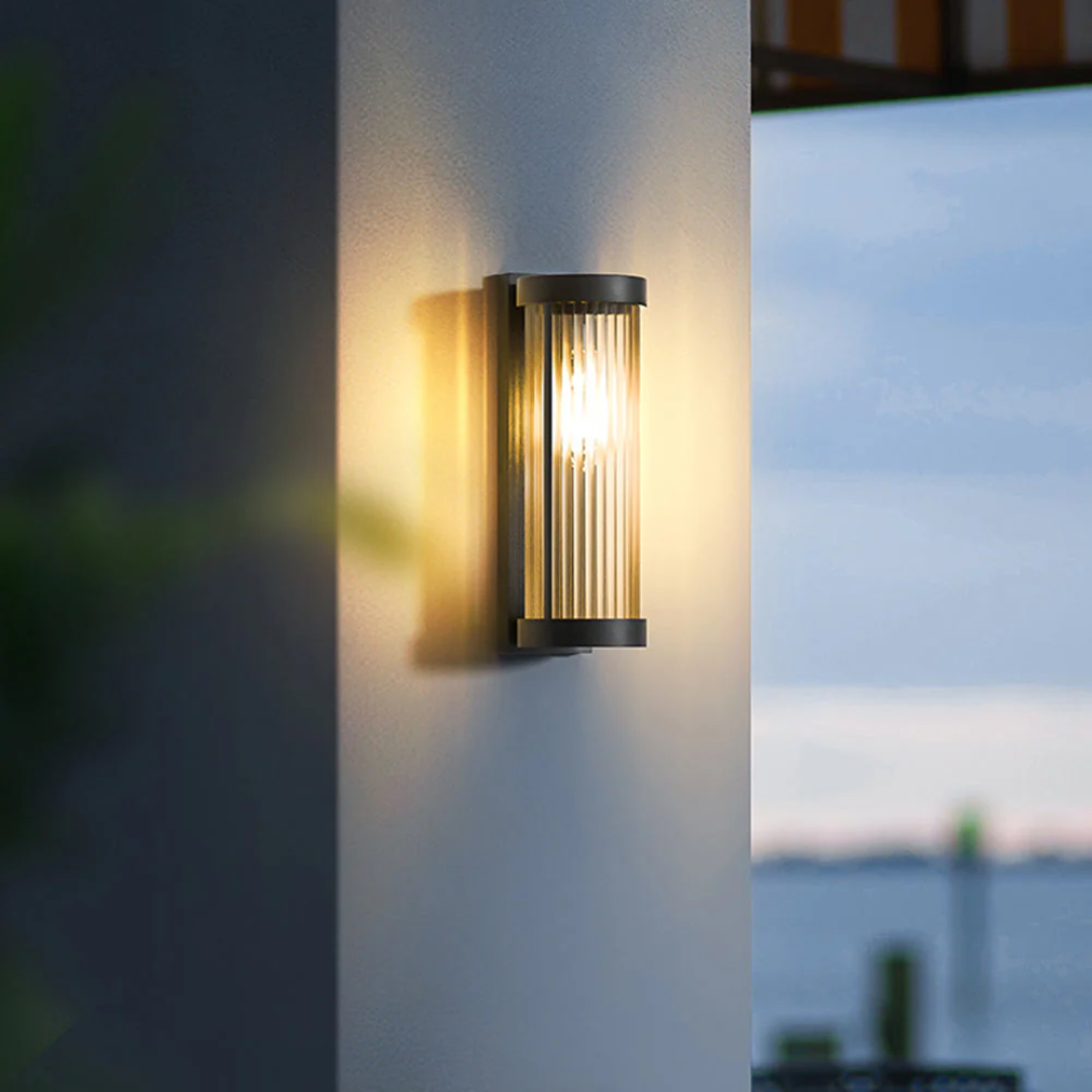 Gluno | Lampada esterna LED moderna con tocco architettonico