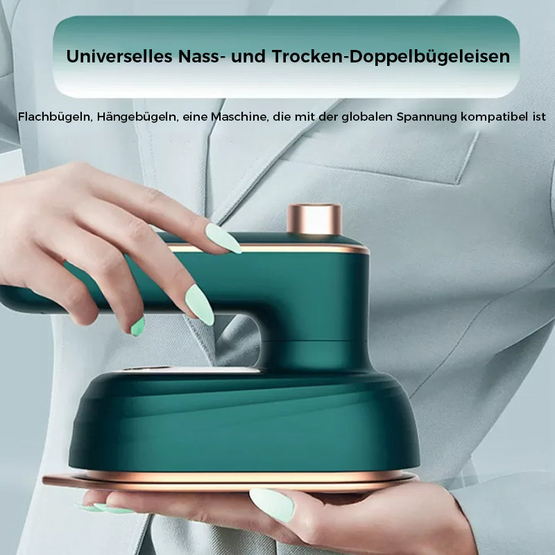 Dampira | Ferro da stiro a vapore portatile 2-in-1 con serbatoio da 50 ml e punta triangolare