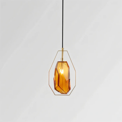 Flavia | Minimalistyczna lampa wisząca ze szkła w nowoczesnym stylu