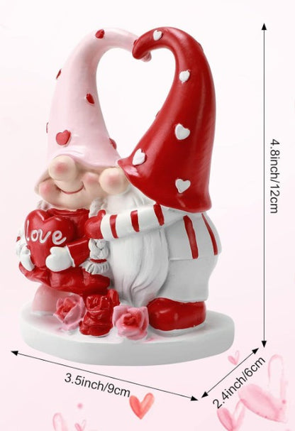 Nani da giardino coppia innamorata | Figura artigianale in resina | Decorazione per giardino & festa