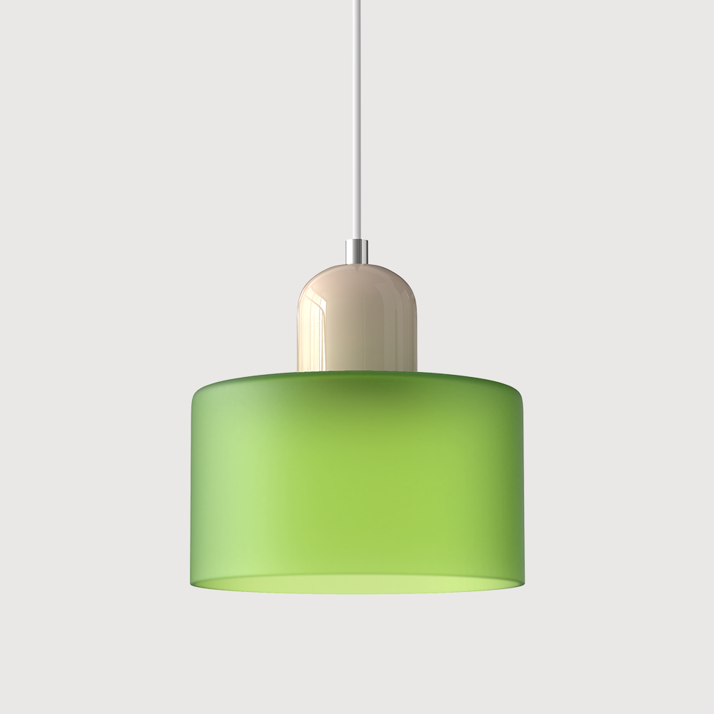 Lampada a sospensione Bauhaus con vetro a sfera | Design senza tempo | Vetro e metallo | Portalampada E27