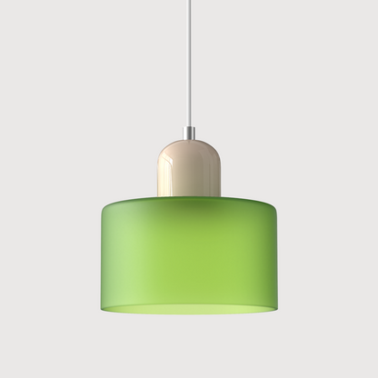 Lampada a sospensione Bauhaus con vetro a sfera | Design senza tempo | Vetro e metallo | Portalampada E27