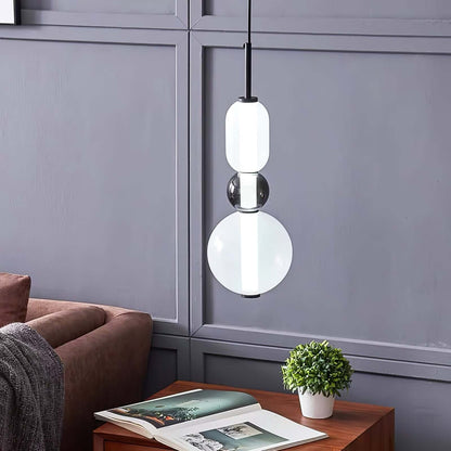 Lampada a sospensione elegante da designer – Vetro colorato moderno