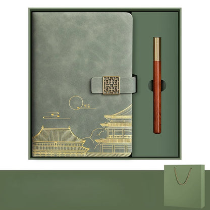 Palasto | Cadeaux de Noël pour collègues : carnet et stylo ou bouteille isotherme