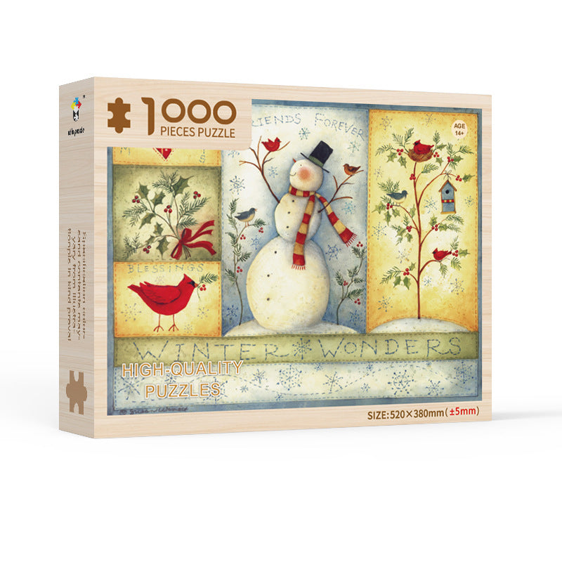 Piecora | Calendrier de l’Avent puzzle de 1008 pièces avec motif de Noël