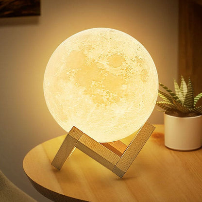 Treylo Luna – Lampada da tavolo LED magica a forma di luna