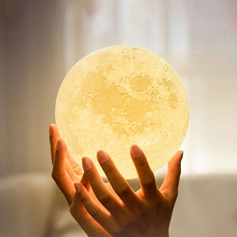 Treylo Luna – Lampada da tavolo LED magica a forma di luna