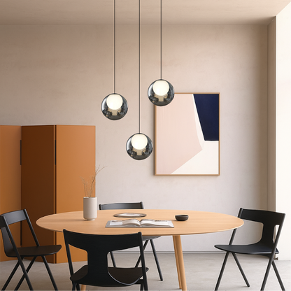 Liraessa | Lampada a sospensione italiana in vetro dal design elegante