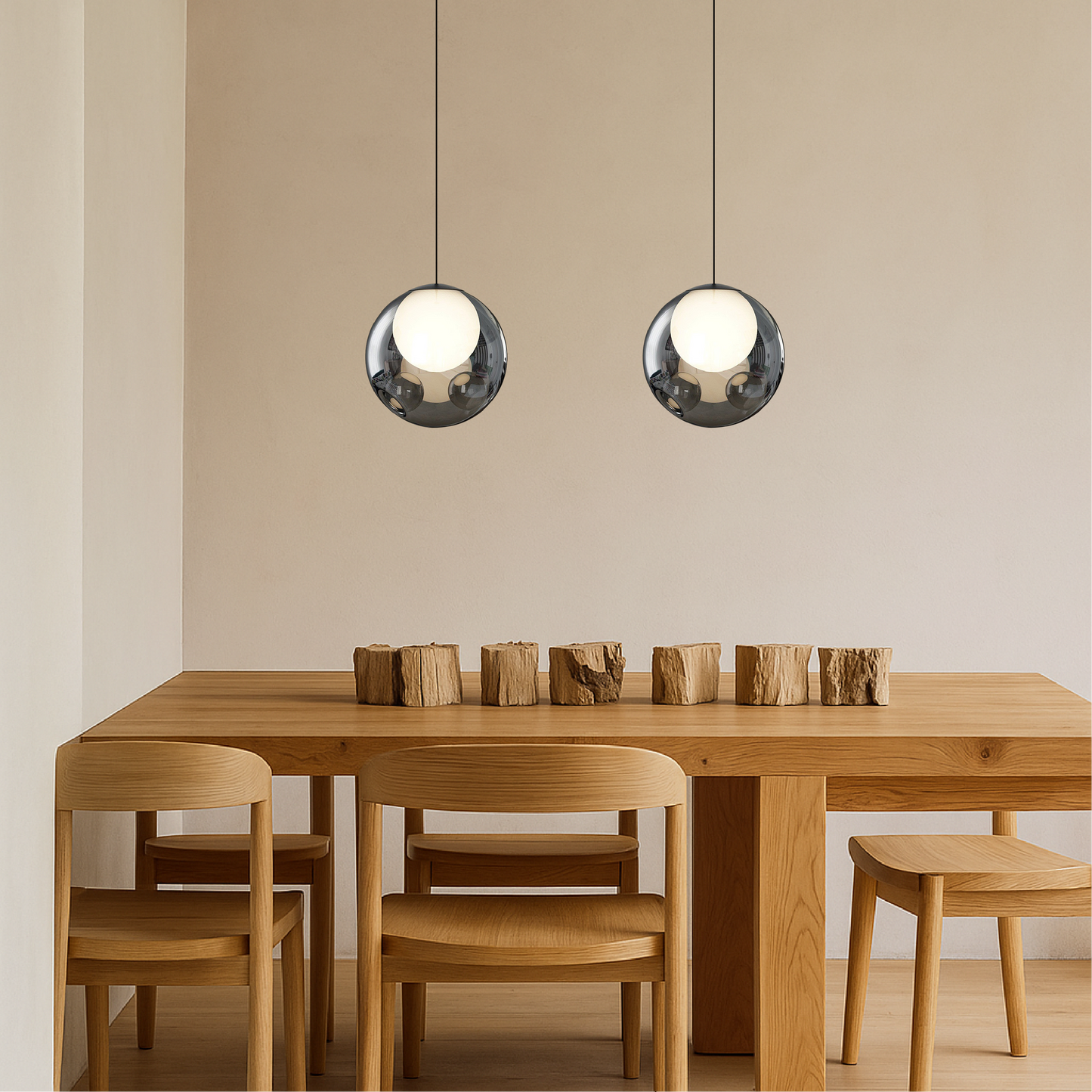 Liraessa | Lampada a sospensione italiana in vetro dal design elegante