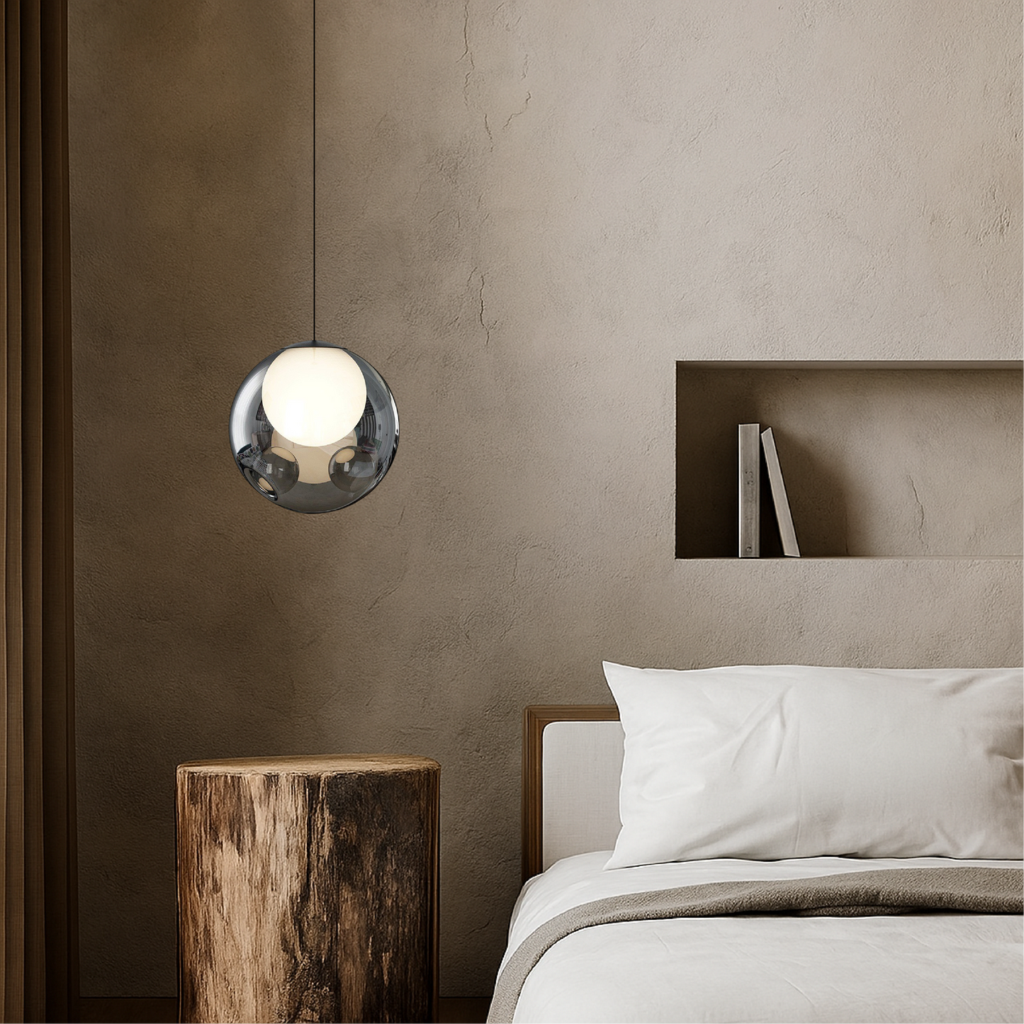 Liraessa | Lampada a sospensione italiana in vetro dal design elegante