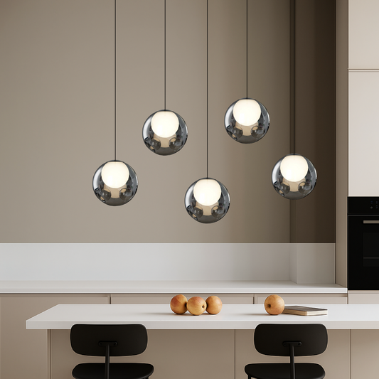 Liraessa | Lampada a sospensione italiana in vetro dal design elegante