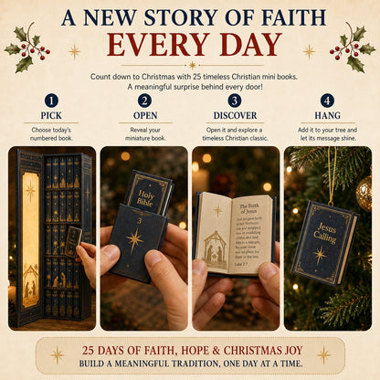 Christlicher Mini-Buch Adventskalender 2026
