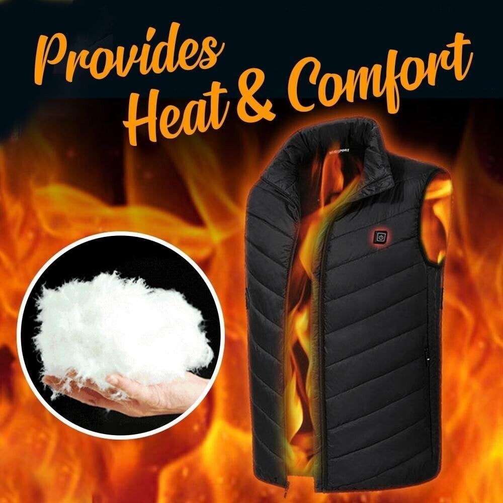 Westora | Chaleco calefactable con batería, resistente al viento y al agua, de S a 8XL