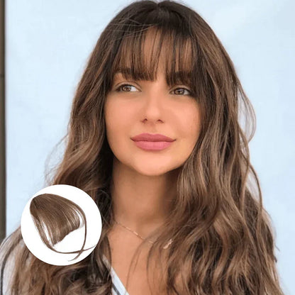 Fransio | Frangia clip-in da donna, leggera e traspirante, con clip resistenti