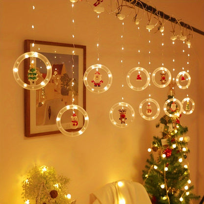 Merrilu | LED Weihnachtslichterkette mit Anhängern, optional Fernbedienung