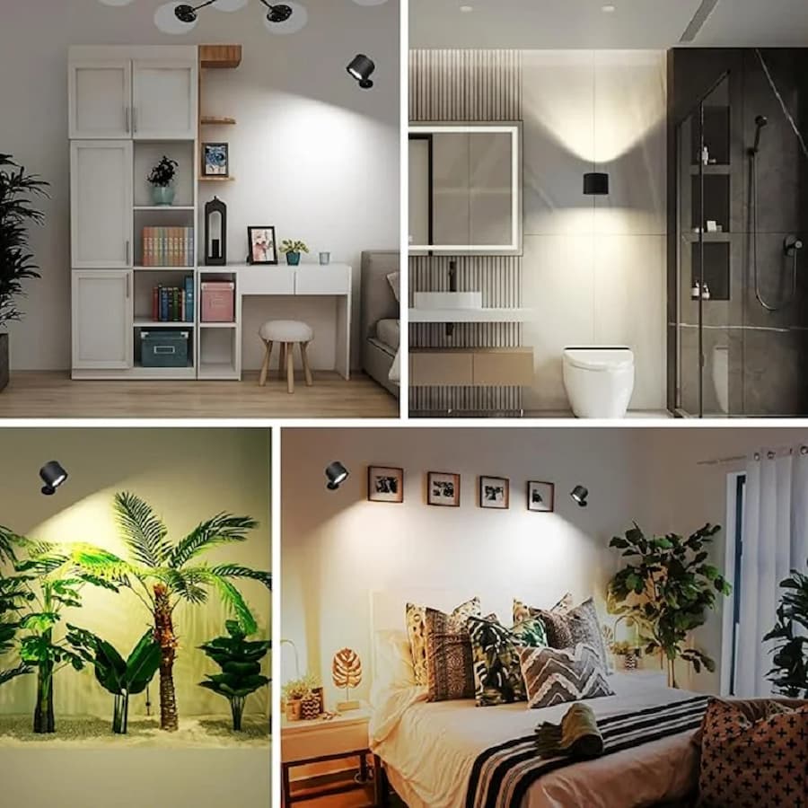 Magnelo | Magnetische Wandleuchte innen mit Akku, Fernbedienung und 3 Lichtfarben