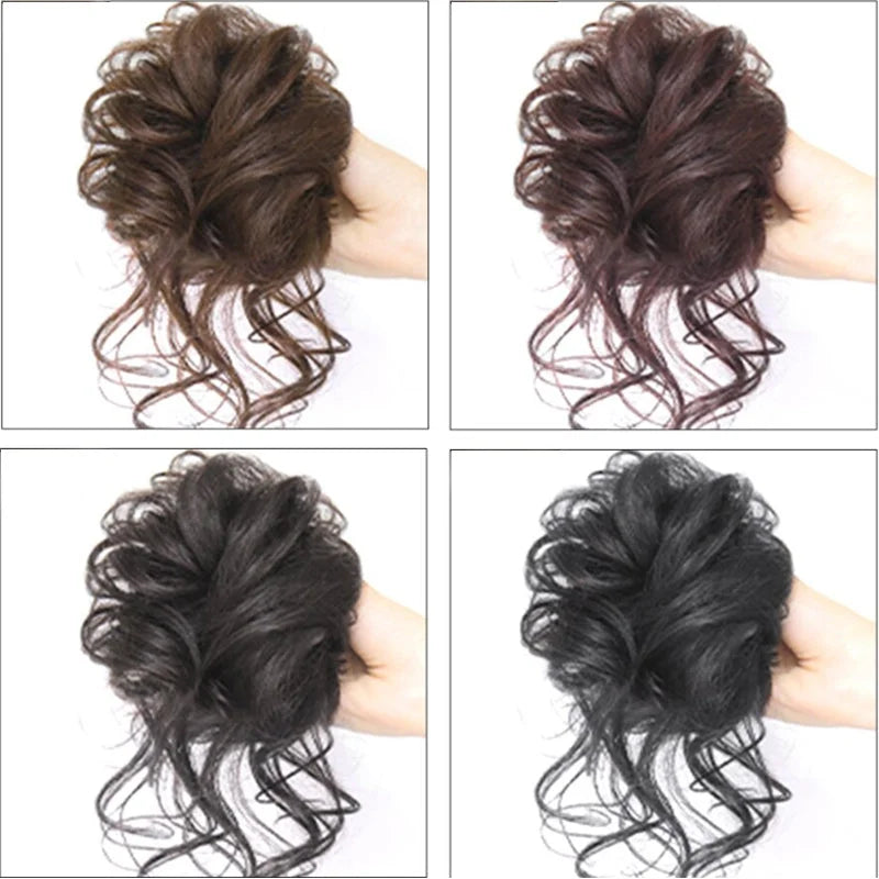 Chignora | Chignon da applicare con clip per uno chignon spettinato e voluminoso