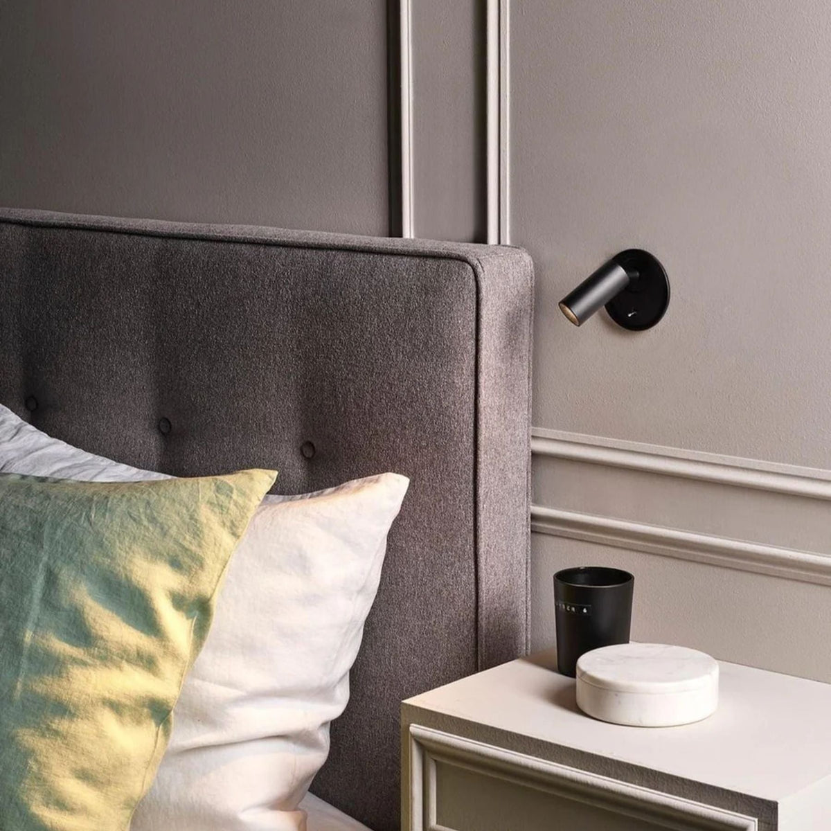 Lesmira | Wandleuchte innen mit schwenkbarem Leselicht, 3 W LED und Schalter