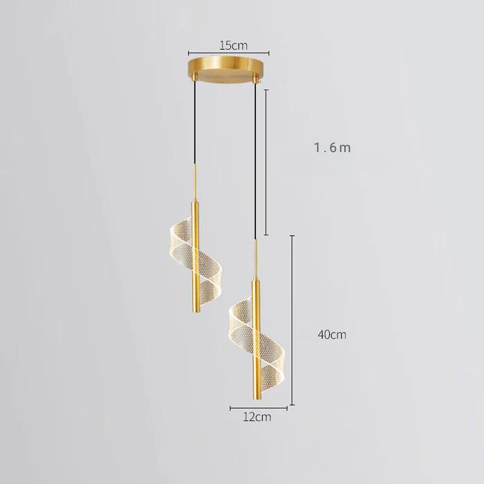 Elarionne – Lampada a sospensione LED elegante in alluminio per ambienti moderni