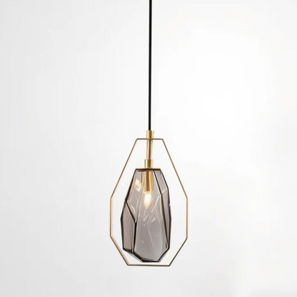 Flavia | Minimalistyczna lampa wisząca ze szkła w nowoczesnym stylu