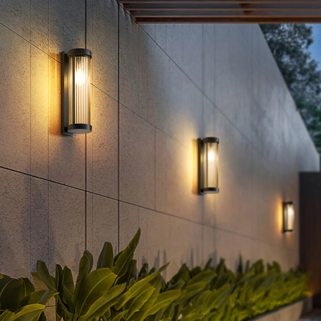 Gluno | Lampada esterna LED moderna con tocco architettonico