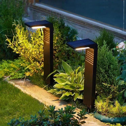 Orin Halo | Lampada LED solare da esterno con design ad anello per giardino e sentieri