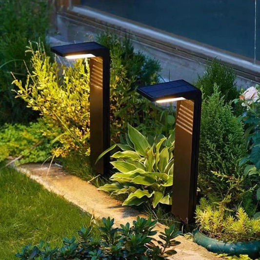 Orin Halo | Lampada LED solare da esterno con design ad anello per giardino e sentieri