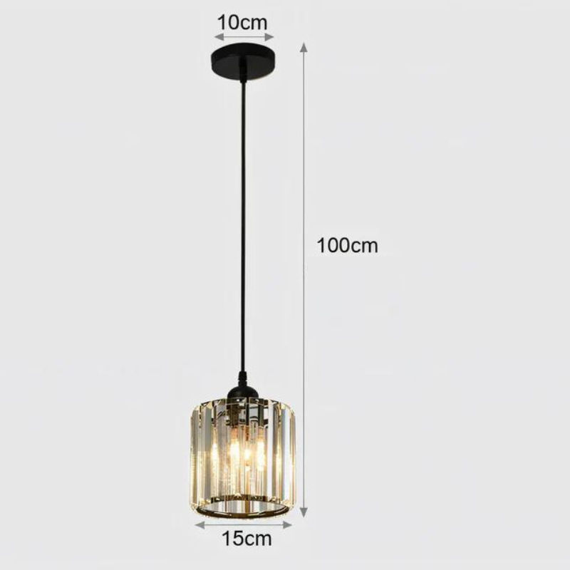 Aegis – Elegante lampada a sospensione LED per sala da pranzo, soggiorno & ingresso