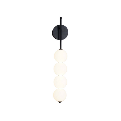 Lampada da parete di lusso moderna per interni | Luce LED calda | Design minimalista | Metallo e vetro