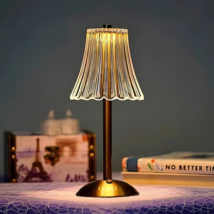 Crystal | Lampada da tavolo LED di lusso con effetto cristallo