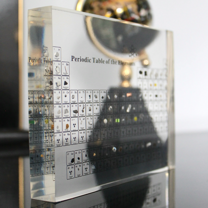 Elementa Lux | illuminated periodic table with real element samples