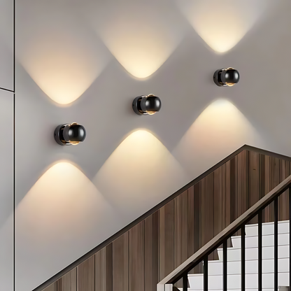 Obrotowa o 180° lampa ścienna LED | Minimalistyczny design | Energooszczędna | Metal