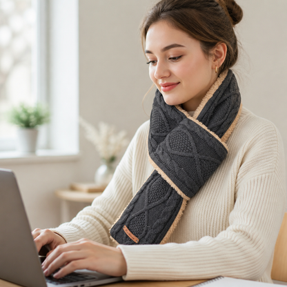 Nackira | Scaldacollo riscaldabile con 3 livelli di calore e USB-C