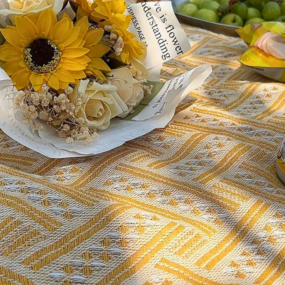 Coperta da picnic pieghevole | Misto cotone twill | Outdoor & Spiaggia | Motivo geometrico